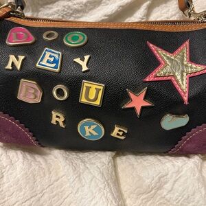 Dooney & Bourke Limited Edition Black Bag Y2K Alphabet Bag Lindsay Lohan #2